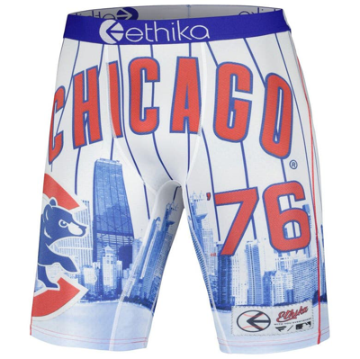 Shop Ethika White Chicago Cubs Jerseyscape Boxer Briefs