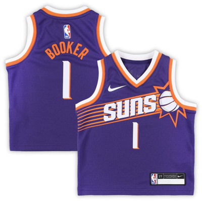 Shop Nike Toddler  Devin Booker Purple Phoenix Suns Swingman Player Jersey