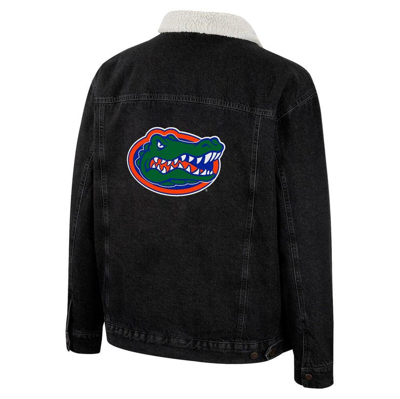 Shop Colosseum X Wrangler Charcoal Florida Gators Western Button-up Denim Jacket