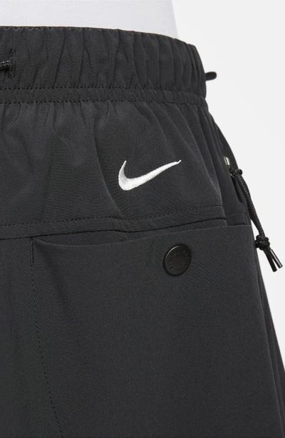 Shop Nike New Sands Hiking Shorts In Black/ Summit White
