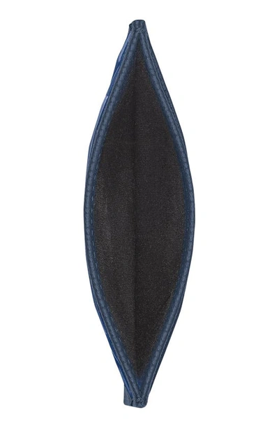 Montblanc Sartorial Leather Card Case In Ink Blue