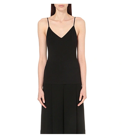 Shop Diane Von Furstenberg Demi Stretch-jersey Camisole In Black