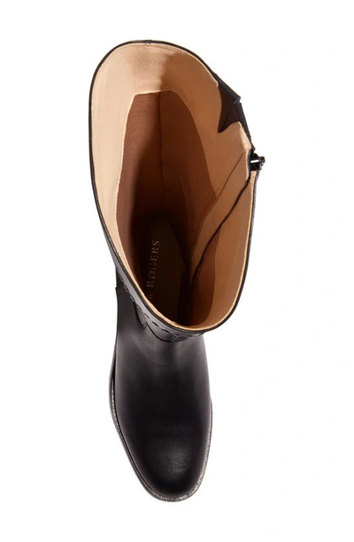 Jack Rogers Adaline Knee High Riding Boot In Black