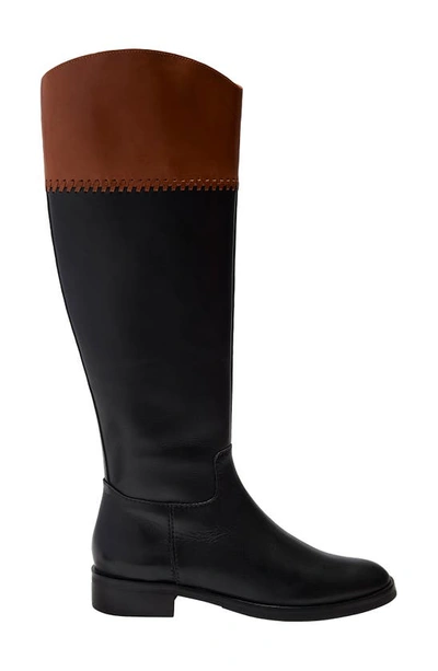 Shop Jack Rogers Adaline Knee High Riding Boot In Black/ Brown