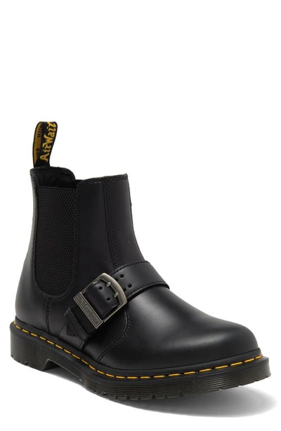 Shop Dr. Martens' 2976 Chelsea Boot In Black Classic Pull Up