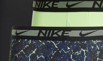 Shop Nike 3-pack Dri-fit Ultra Stretch Micro Boxer Briefs In Crackle Print