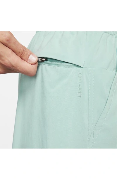 Nike Men's Unlimited Dri-fit 9" Unlined Versatile Shorts In Mineral/ Mineral/ Mineral