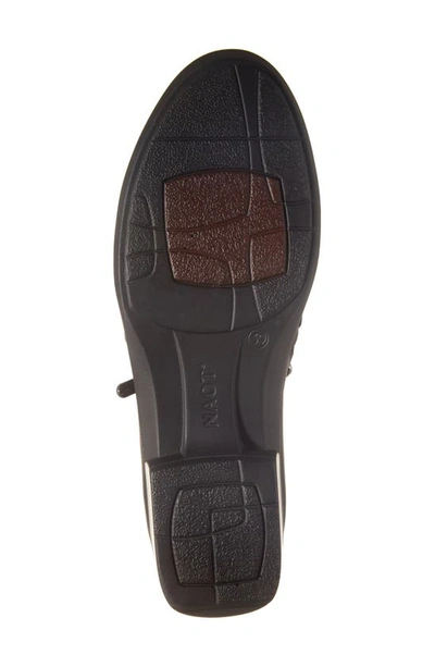 Shop Naot Autan Zip Loafer In Soft Black Leather