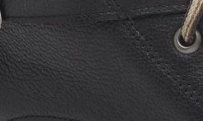 Naot Alize Zip Combat Boot In Soft Black Leather