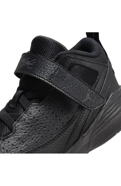 Nike Jordan Little Kids' Jordan Max Aura 5 Stretch Lace Basketball Shoes In Black/ Black/ Anthracite