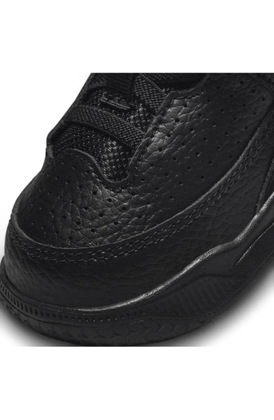 Nike Jordan Little Kids' Jordan Max Aura 5 Stretch Lace Basketball Shoes In Black/ Black/ Anthracite