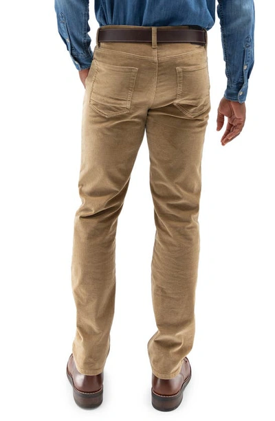 Devil-dog Dungarees Stretch Corduroy Five Pocket Pants In Khaki