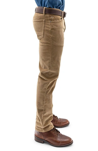Devil-dog Dungarees Stretch Corduroy Five Pocket Pants In Khaki