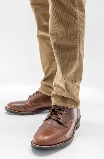 Devil-dog Dungarees Stretch Corduroy Five Pocket Pants In Khaki