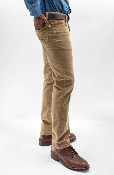 Devil-dog Dungarees Stretch Corduroy Five Pocket Pants In Khaki