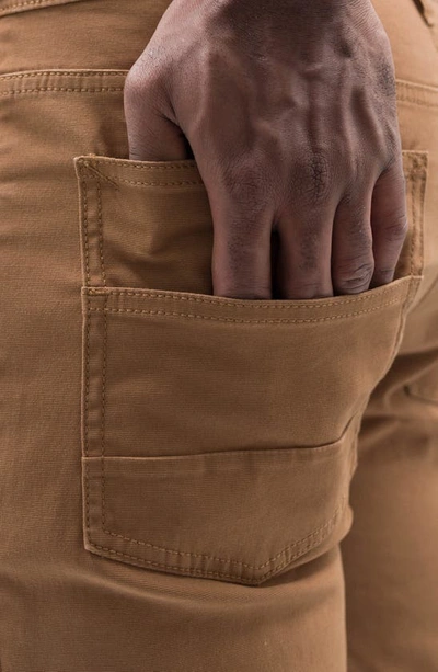 Devil-dog Dungarees Stretch Cotton Carpenter Pants In Butterscotch