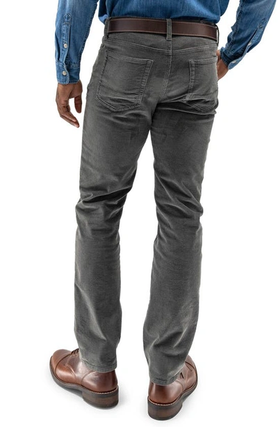 Devil-dog Dungarees Stretch Corduroy Five Pocket Pants In Carbon