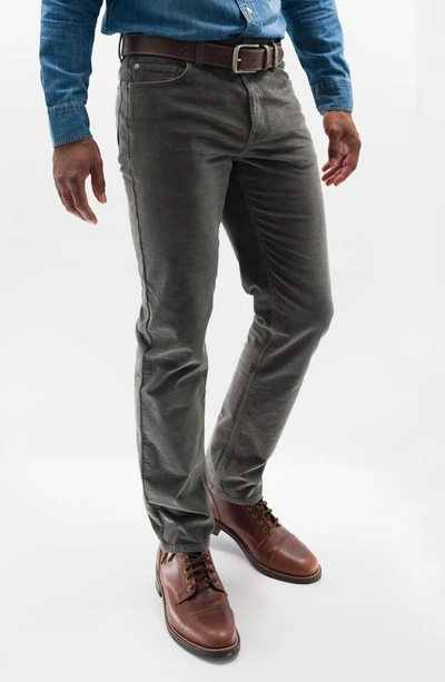 Devil-dog Dungarees Stretch Corduroy Five Pocket Pants In Carbon