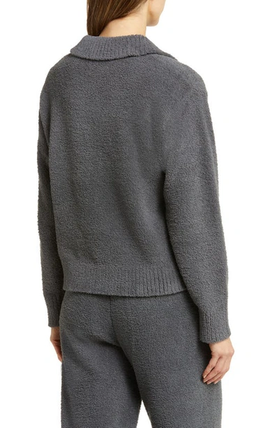 Shop Ugg (r) Mowery Fleece Top In Obsidian
