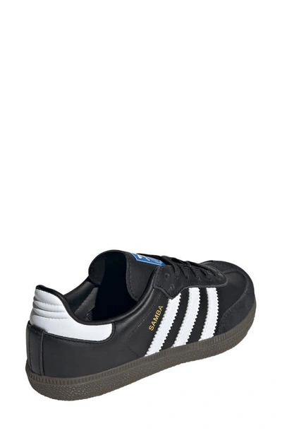 Shop Adidas Originals Kids' Samba Sneaker In Core Black/ Ftwr White/ Gum5