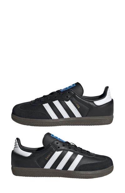 Shop Adidas Originals Kids' Samba Sneaker In Core Black/ Ftwr White/ Gum5