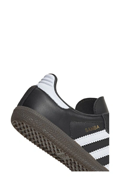 Shop Adidas Originals Kids' Samba Sneaker In Core Black/ Ftwr White/ Gum5