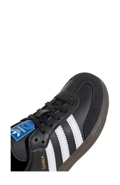 Shop Adidas Originals Kids' Samba Sneaker In Core Black/ Ftwr White/ Gum5