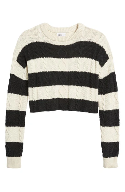 Shop Askk Ny Stripe Crewneck Sweater