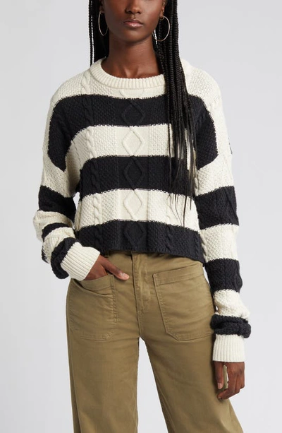 Shop Askk Ny Stripe Crewneck Sweater