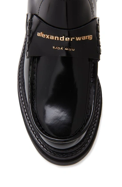 Shop Alexander Wang Carter Knee High Platform Boot In Black