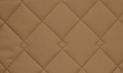 Andrew Marc Barnet Water Resistant Quilted Vest In Sepia