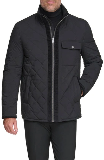 Shop Andrew Marc Amberg Water Resistant Jacket In Black