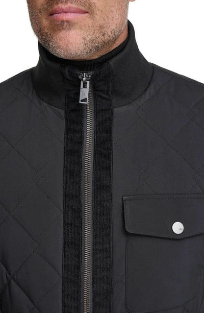 Andrew Marc Amberg Water Resistant Jacket In Black