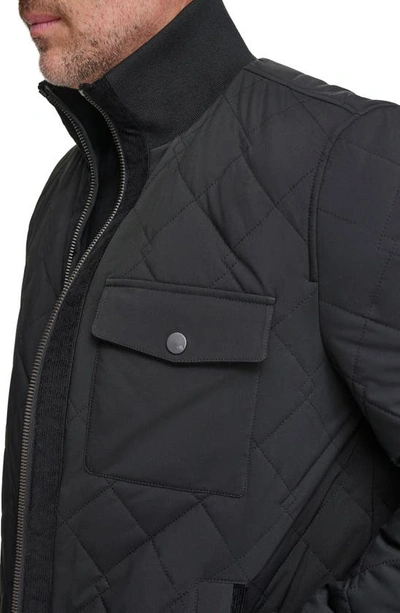 Andrew Marc Amberg Water Resistant Jacket In Black