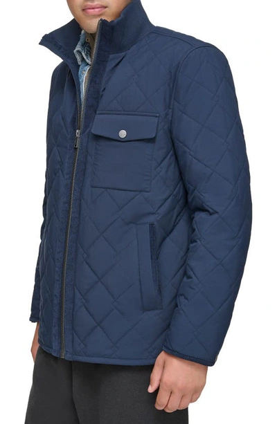 Andrew Marc Amberg Water Resistant Jacket In Ink