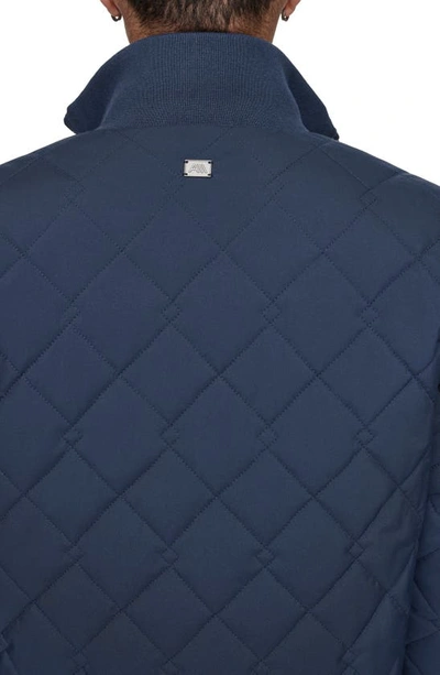 Andrew Marc Amberg Water Resistant Jacket In Ink