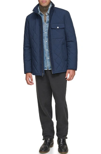 Shop Andrew Marc Amberg Water Resistant Jacket In Ink