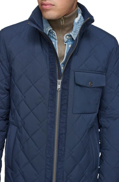 Andrew Marc Amberg Water Resistant Jacket In Ink