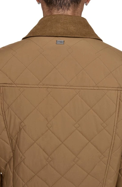 Shop Andrew Marc Walkerton Quilted Jacket In Sepia