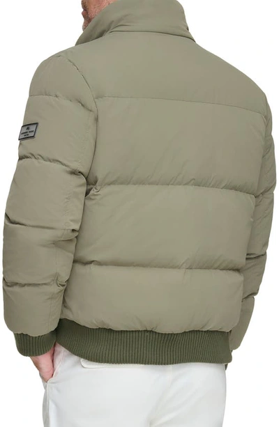 Shop Andrew Marc Sideling Quilted Jacket In Sage