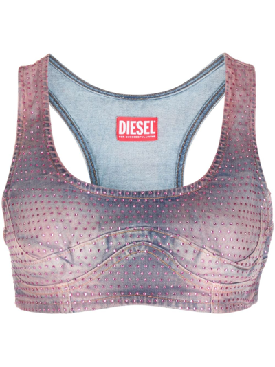 Shop Diesel De-toppy-fsd Top In Pink