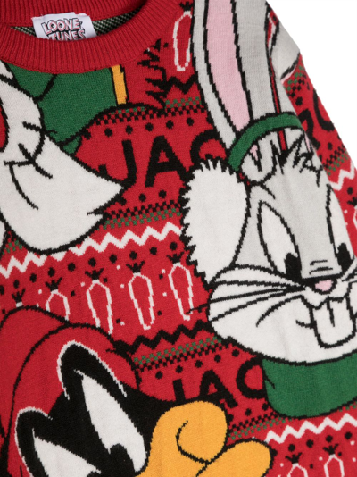 Shop The Marc Jacobs Pullover Marc Jacobs Kids X Looney Tunes In Red