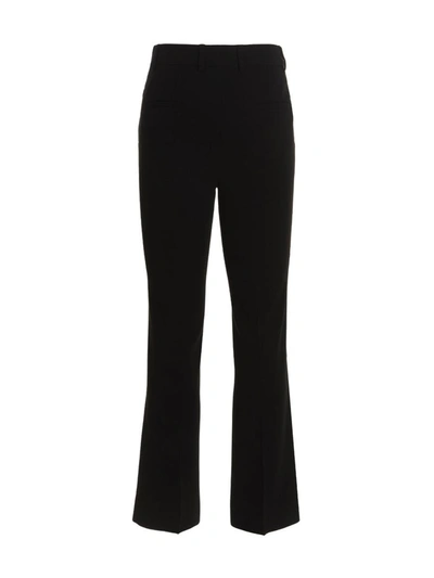 Shop Alberto Biani Cady Trumpet Pants In Black