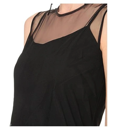 Shop Simone Rocha Ruffled Tulle Dress In Black