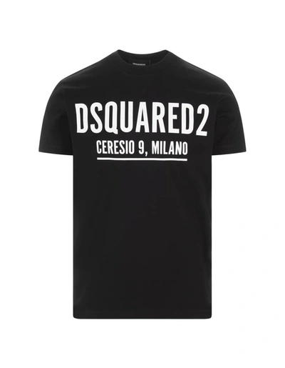 Shop Dsquared2 " Ceresio 9, Milan" T-shirt In Black