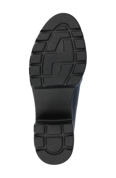 Journee Collection Kezziah Platform Loafer Pump In Navy