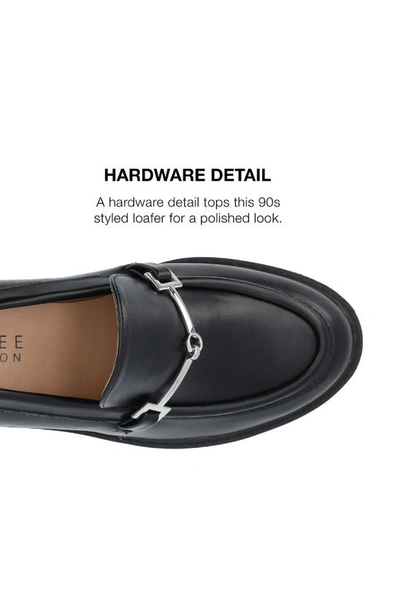 Journee Collection Kezziah Platform Loafer Pump In Black