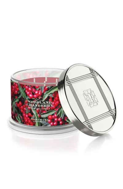 Shop Homeworx By Slatkin & Co. Woodland Cranberry 4-wick Scented Jar Candle