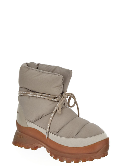 Shop Stella Mccartney Winter Snow Boots In Beige