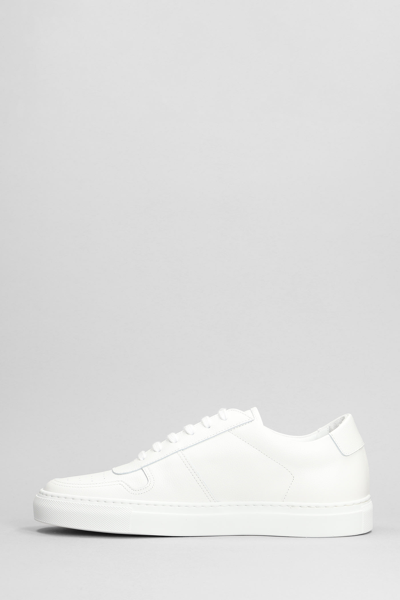 Shop Common Projects Bball Classic Sneakers In White Leather